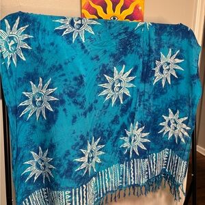 Celestial Patterned Swim Cover up/Scarf